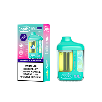 Again Aster Mouth to Lung Vape with 15 Ml Liquid Capacity and Non-Adjustable Airflow