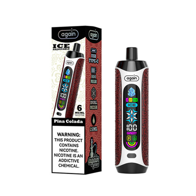 Ice Cooling control High Puff Disposable Vape For Direct To Lung Vaping Needs